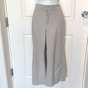 Athleta Crop Wide Leg Pants Pale Gray Size 6